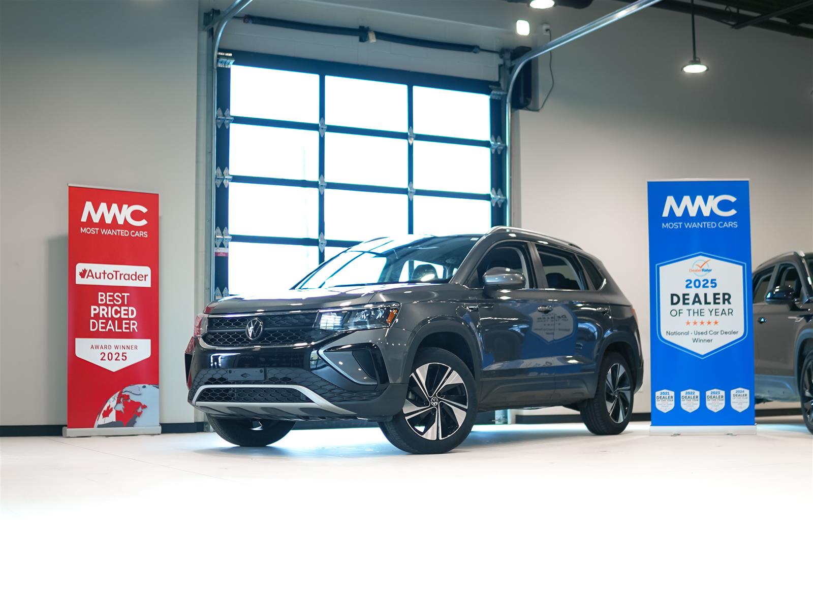 Gray 2024 Volkswagen Taos Comfortline 4Motion SUV / Crossover Automatic
