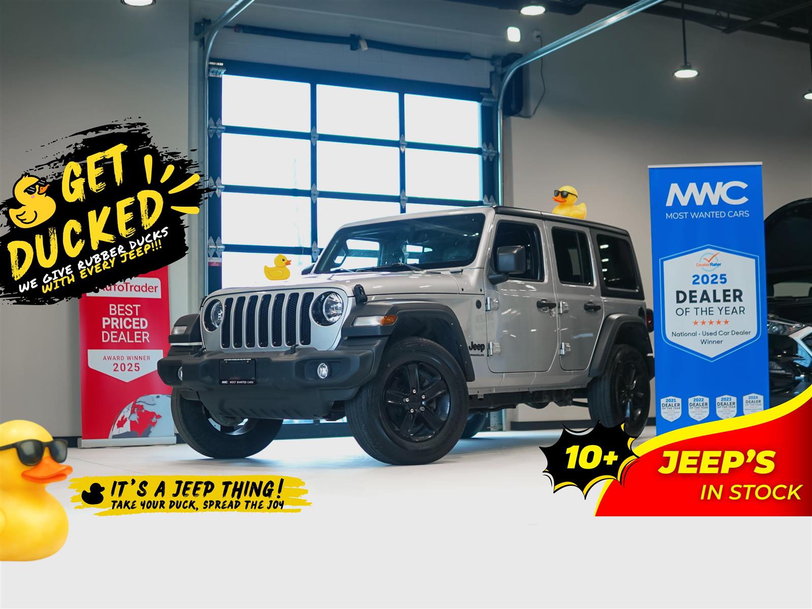 Silver 2023 Jeep Wrangler SUV / Crossover Four-Wheel Drive Automatic