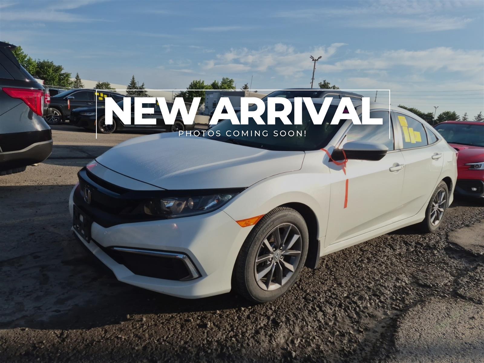 White 2021 Honda Civic Sedan Front-Wheel Drive Automatic