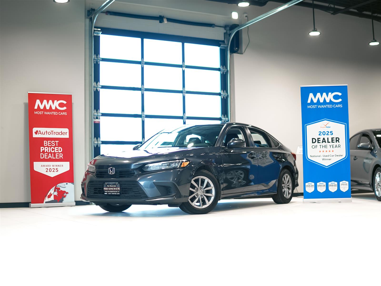 Gray 2022 Honda Civic Sedan Front-Wheel Drive Automatic