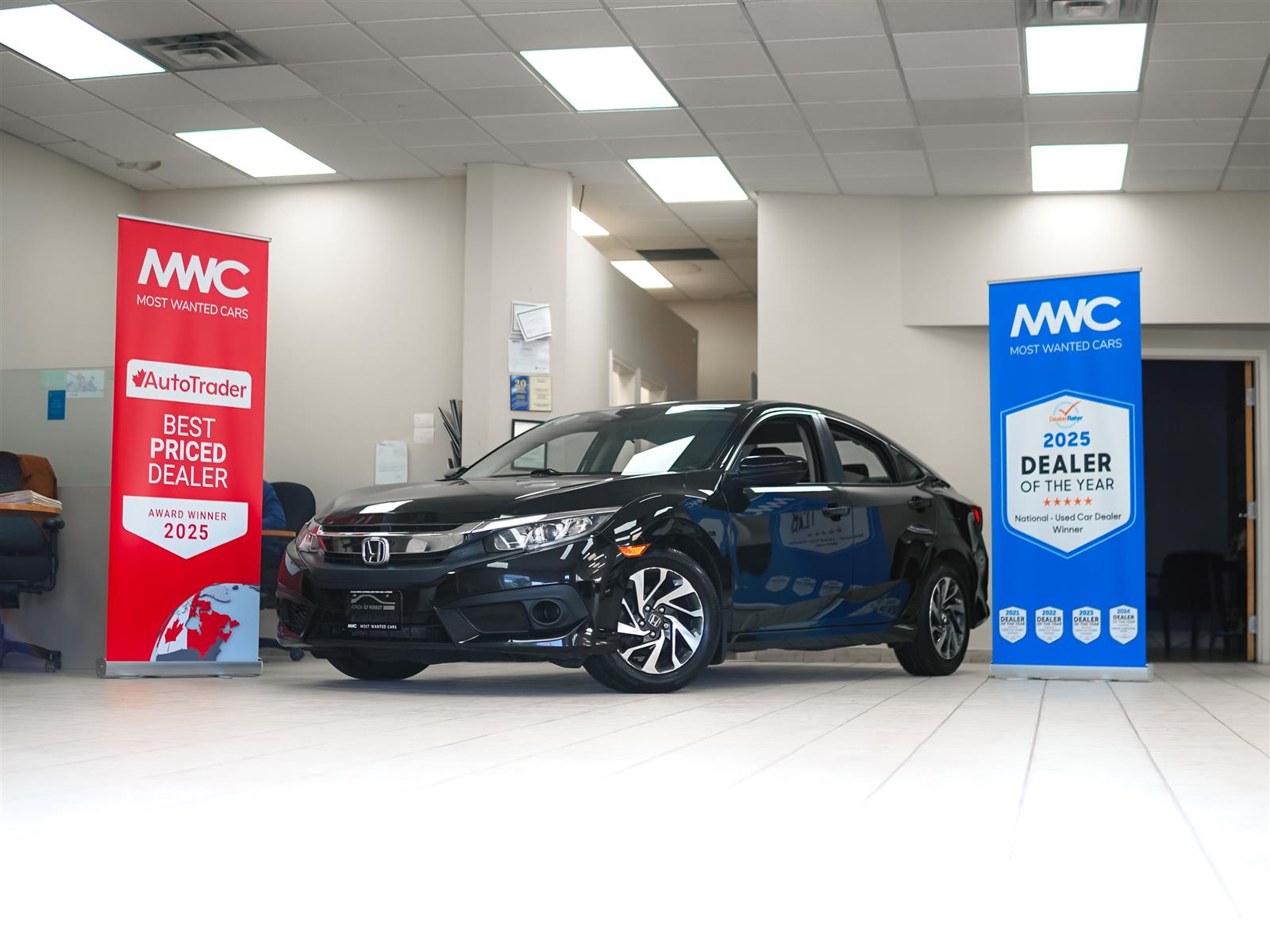 used 2018 Honda Civic car, priced at $18,492
