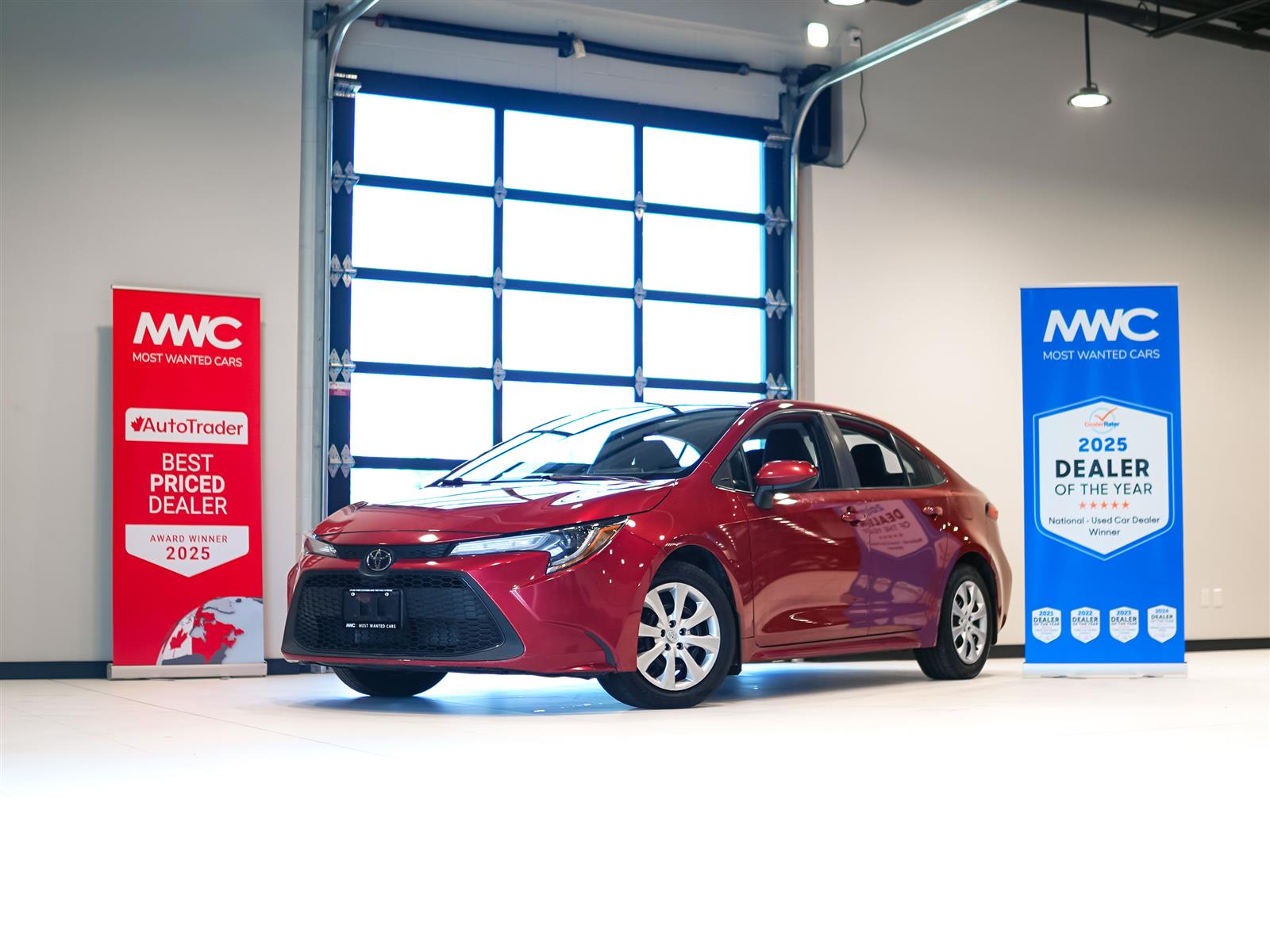 Red 2021 Toyota Corolla Sedan Front-Wheel Drive Automatic