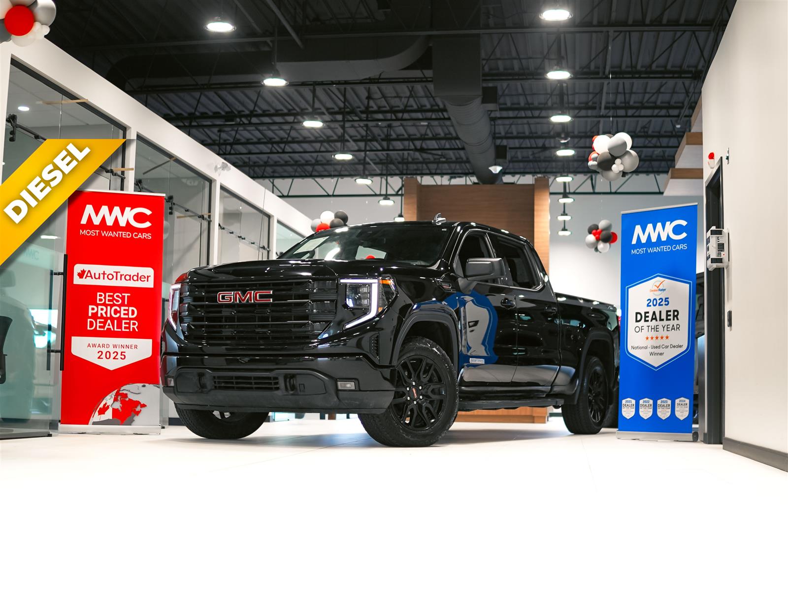 Black 2024 GMC Sierra 1500 Pickup Truck Four-Wheel Drive Automatic