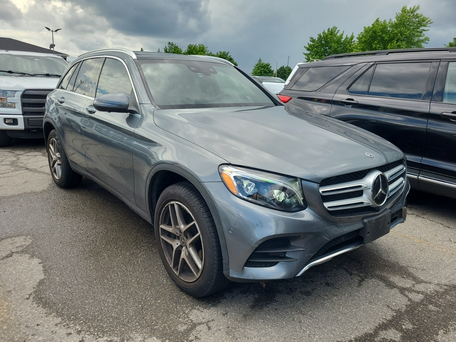 used 2019 Mercedes-Benz GLC 300 car, priced at $26,964