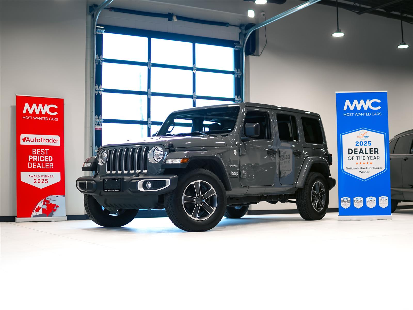 Gray 2023 Jeep Wrangler SUV / Crossover Four-Wheel Drive Automatic