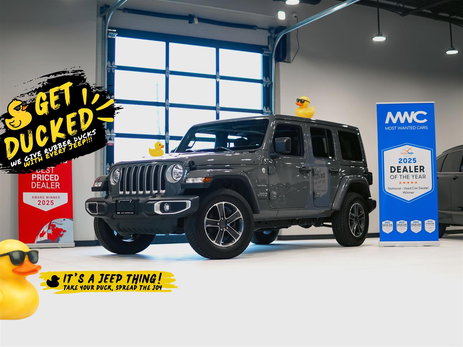 Gray 2023 Jeep Wrangler SUV / Crossover Four-Wheel Drive Automatic