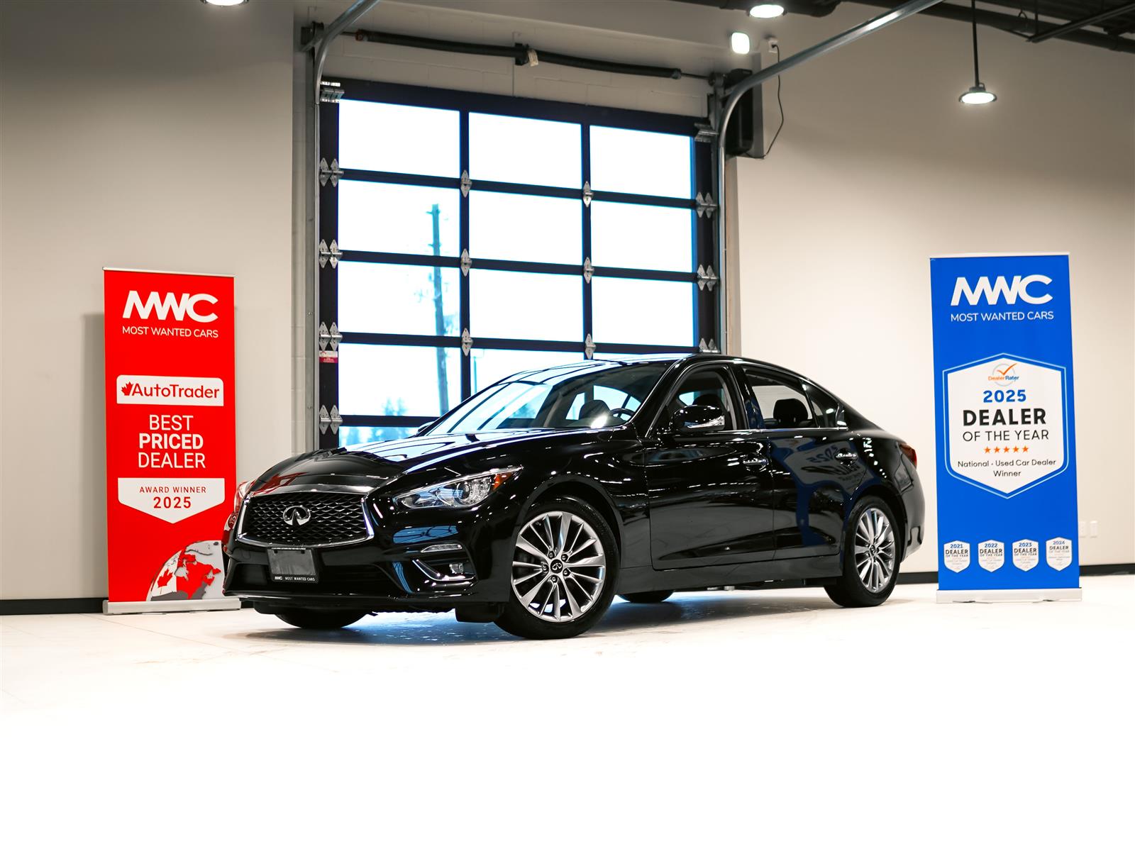 Black 2024 INFINITI Q50 Sedan All-Wheel Drive Automatic