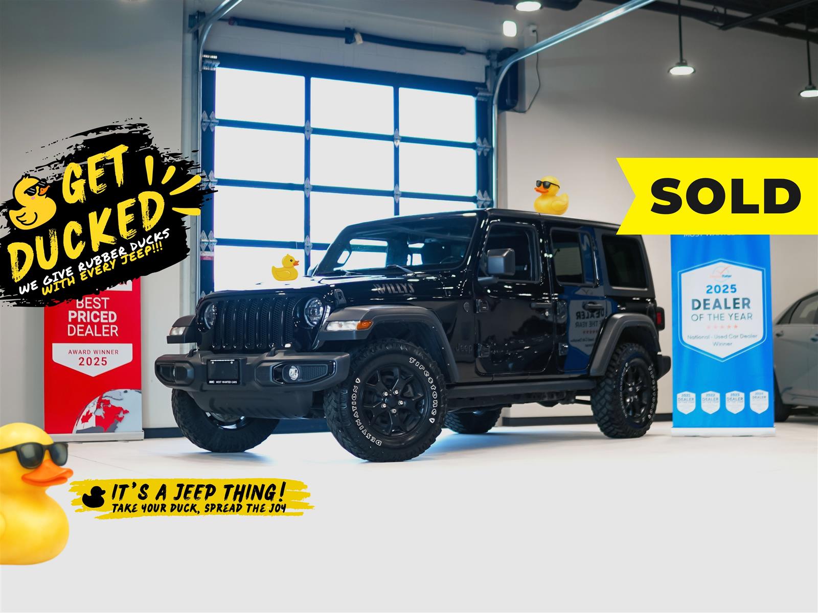 Black 2023 Jeep Wrangler SUV / Crossover Four-Wheel Drive Automatic