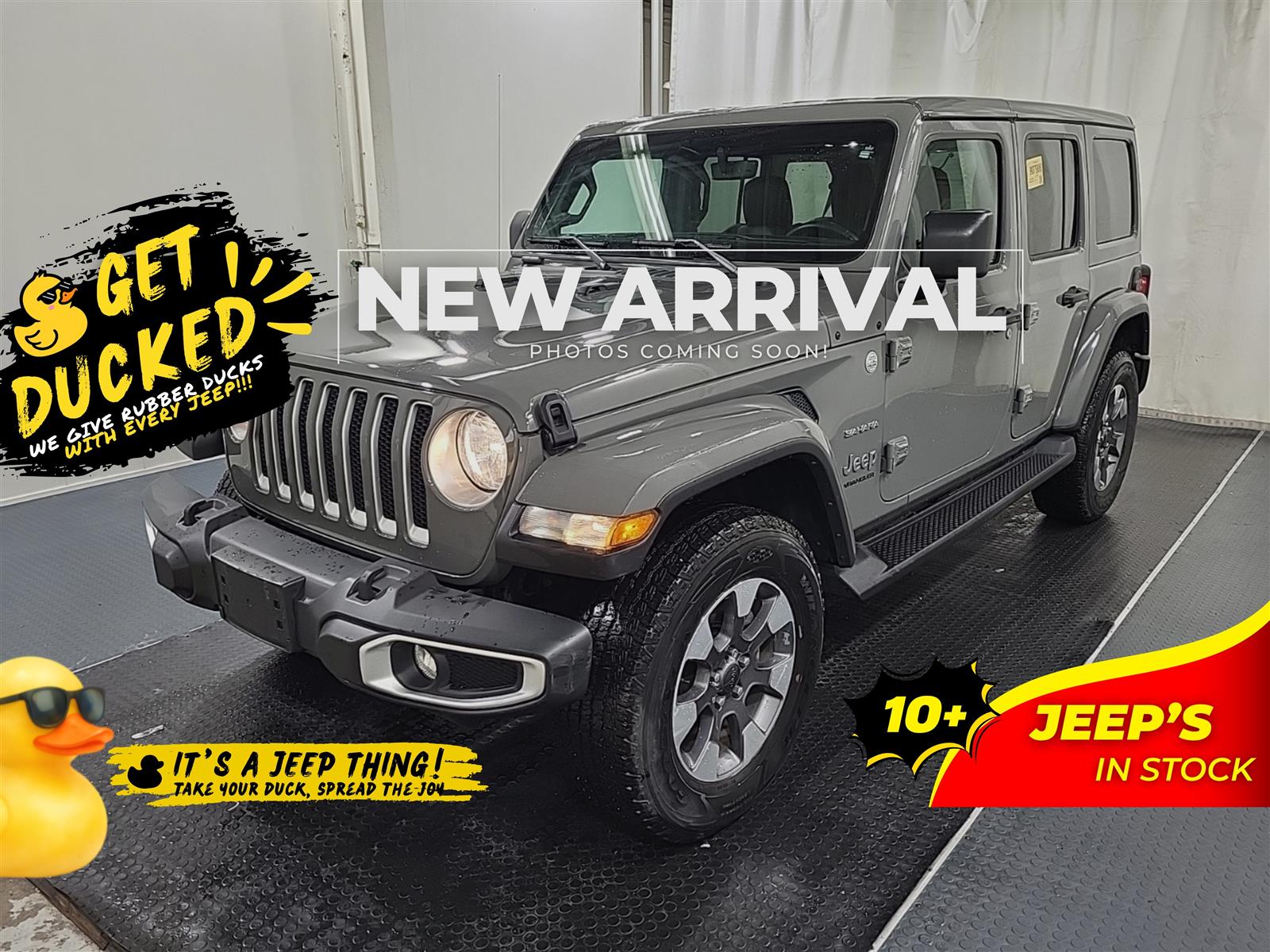 Gray 2023 Jeep Wrangler SUV / Crossover Four-Wheel Drive Automatic