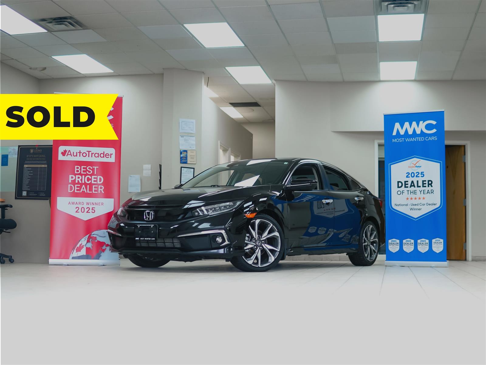 used 2019 Honda Civic car, priced at $18,993