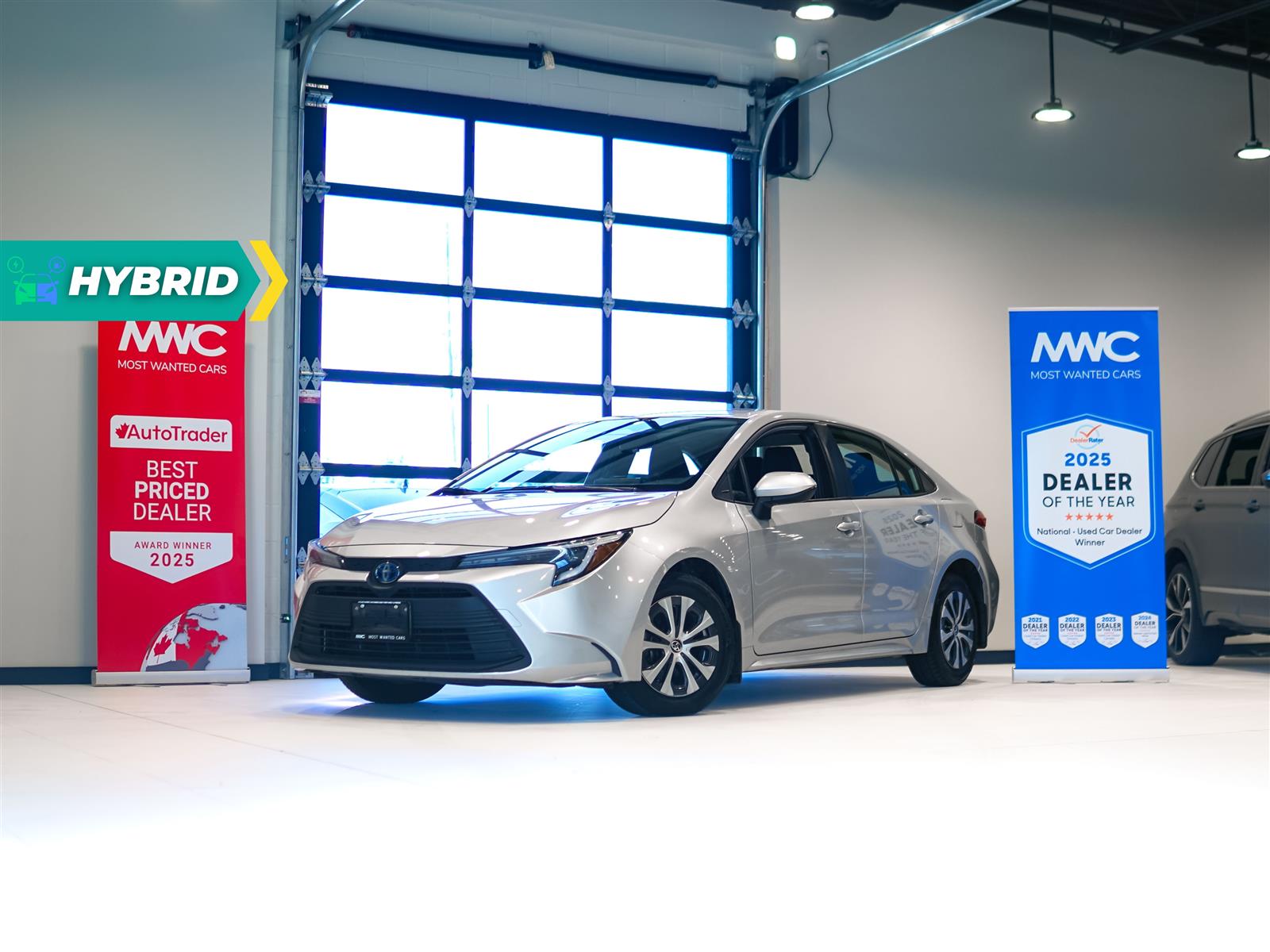 Gray 2025 Toyota Corolla Hybrid Sedan Front-Wheel Drive Automatic