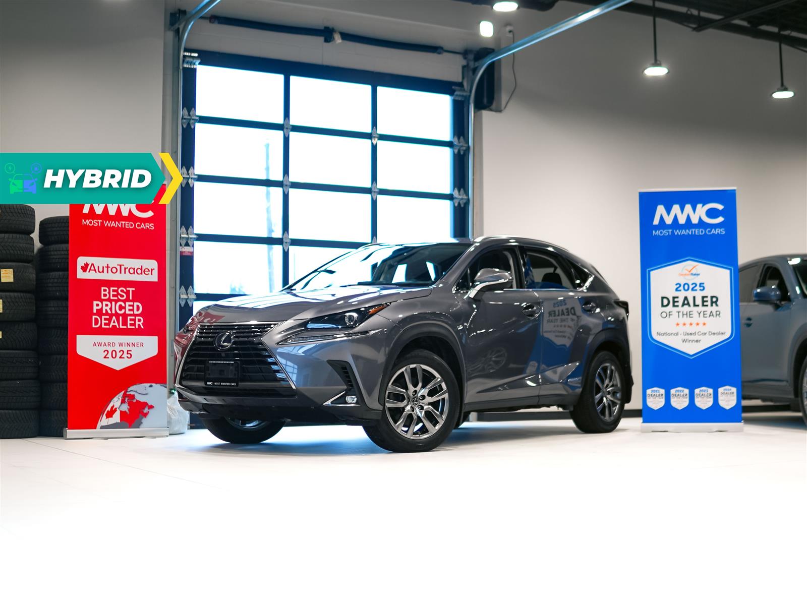 Gray 2020 Lexus NX Hybrid SUV / Crossover All-Wheel Drive Automatic