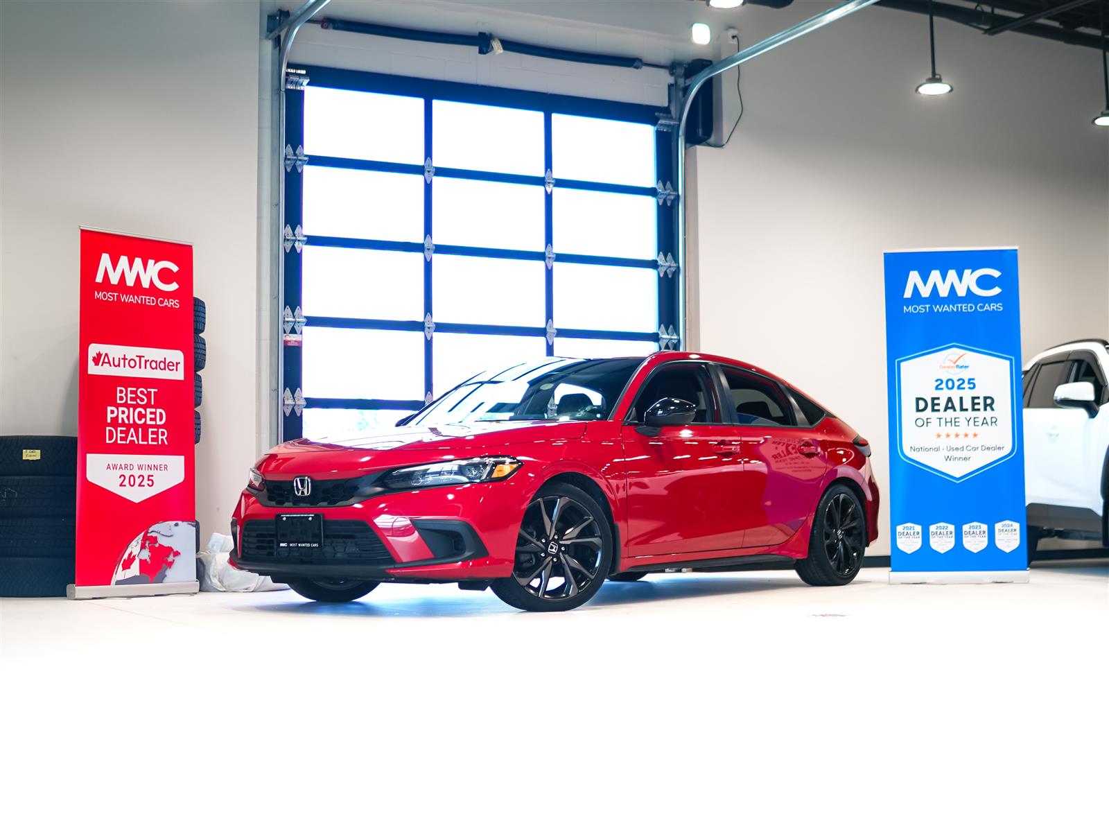 Red 2022 Honda Civic Hatchback Hatchback Front-Wheel Drive Automatic