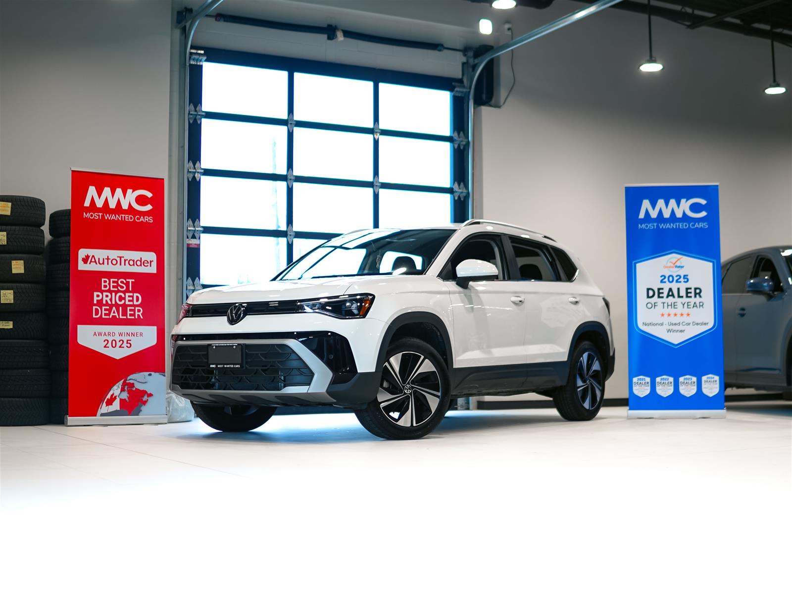 White 2025 Volkswagen Taos SUV / Crossover All-Wheel Drive Automatic