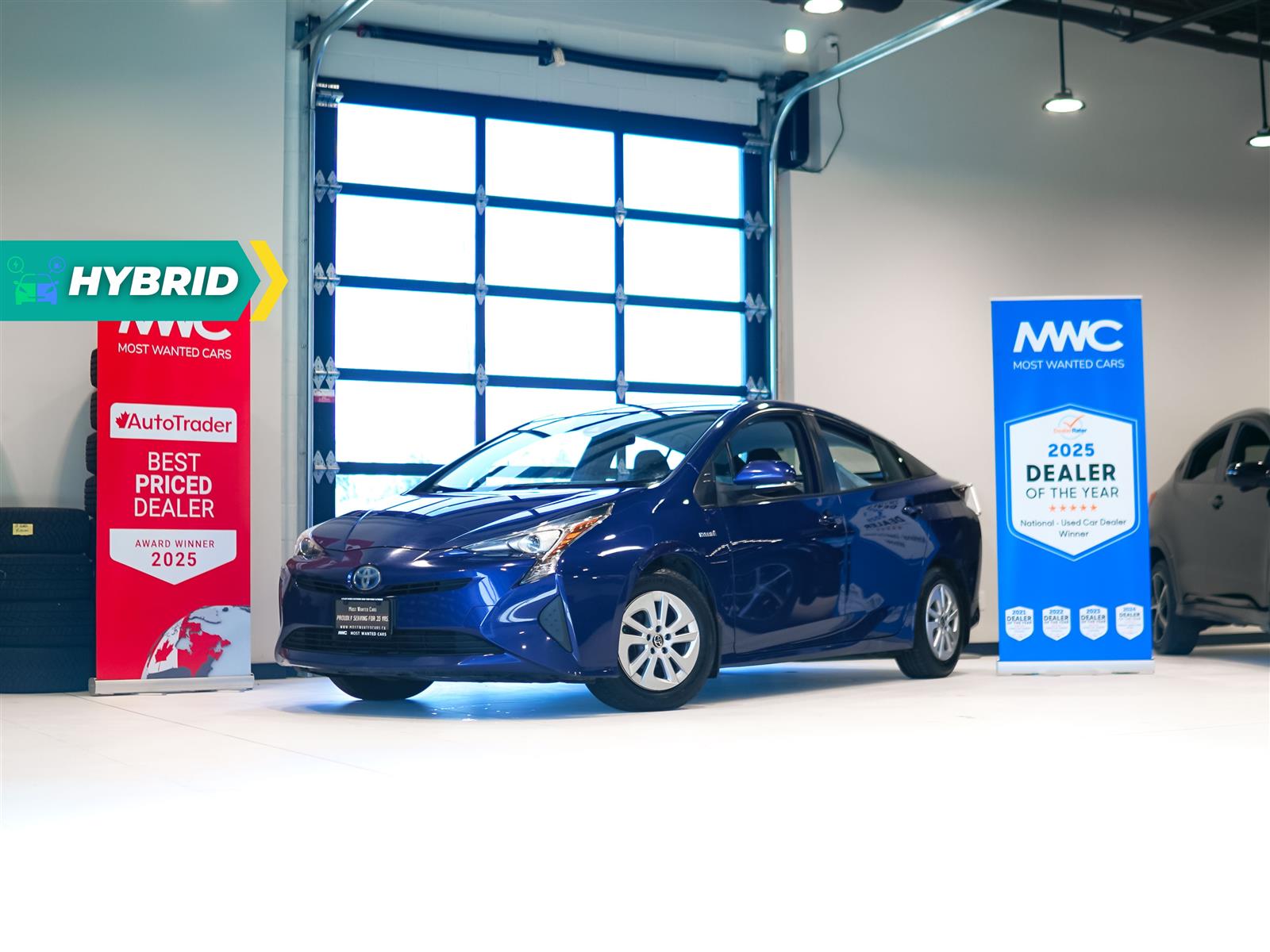 Blue 2017 Toyota Prius Hatchback  Automatic