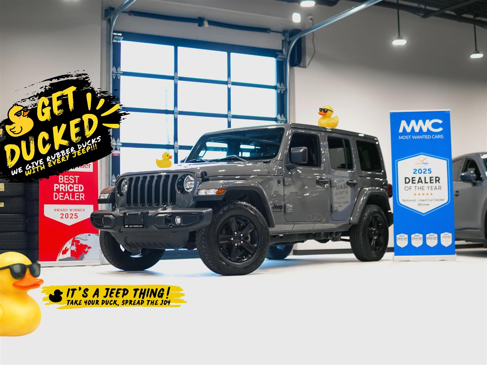 2023 Jeep Wrangler SAHARA ALTITUDE 4x4 | NO ACCIDENTS | LEATHER | DUAL TOP - Main View
