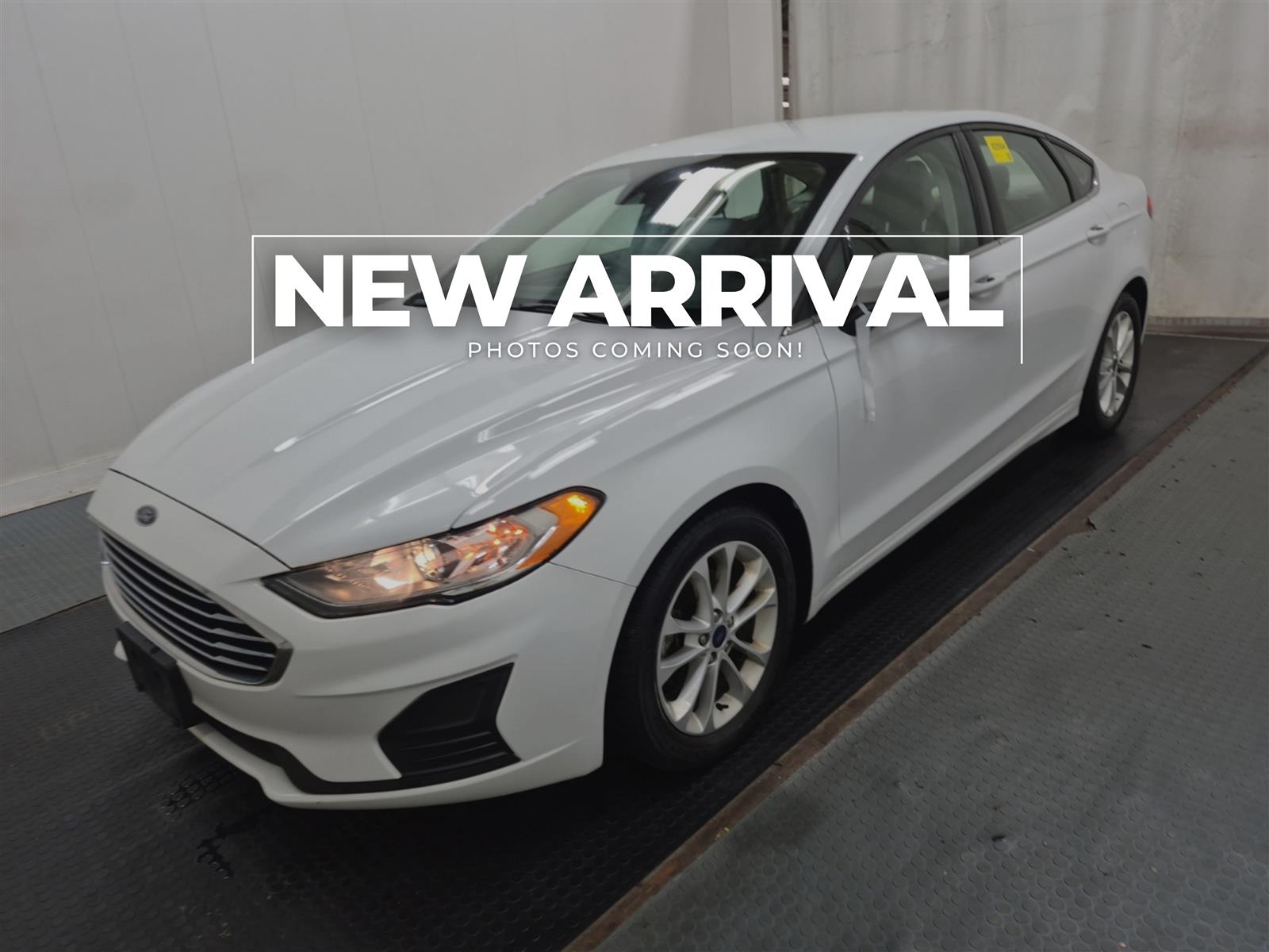 White 2020 Ford Fusion Sedan Front-Wheel Drive Automatic