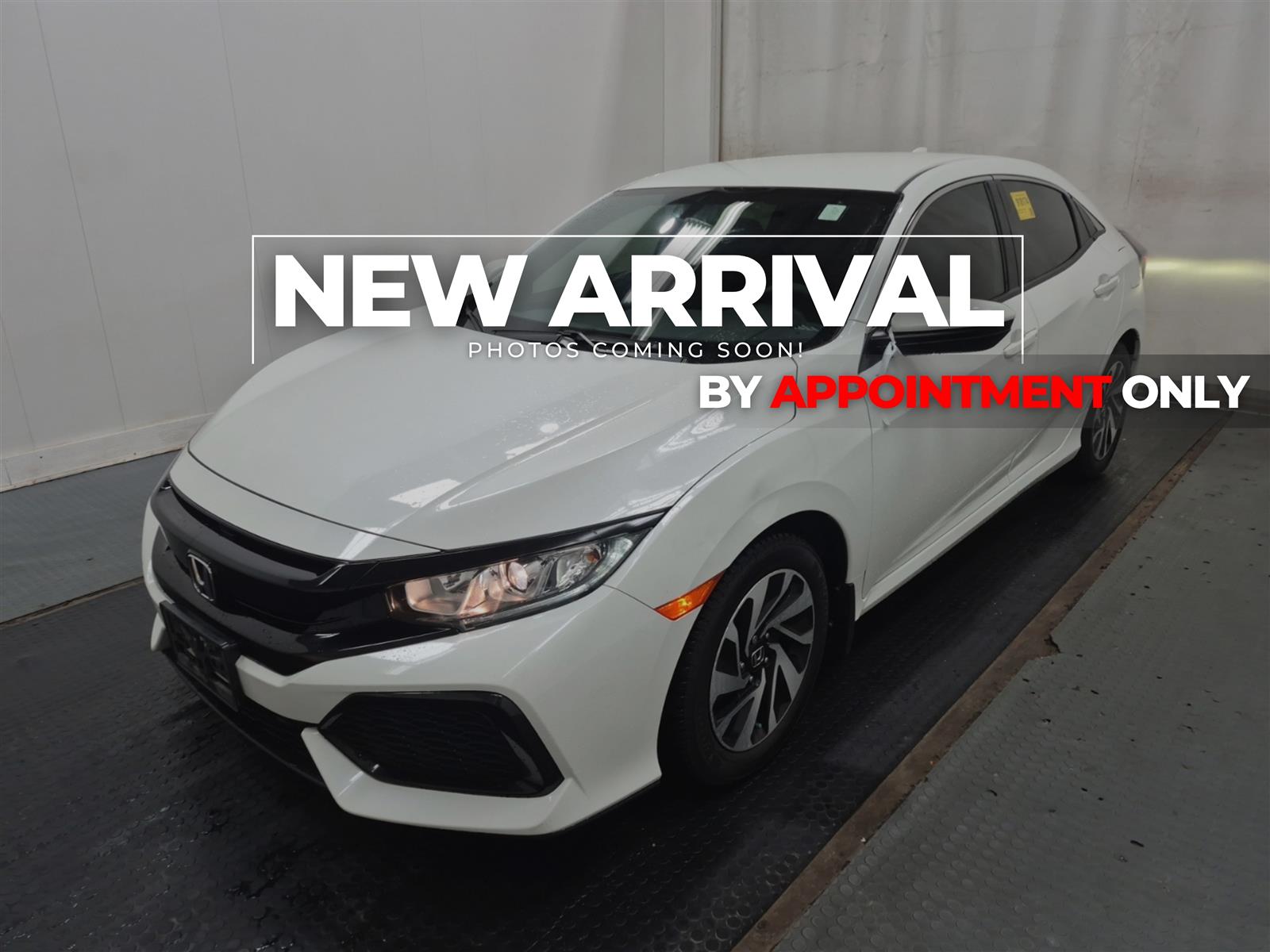 White 2018 Honda Civic Hatchback Hatchback Front-Wheel Drive Automatic