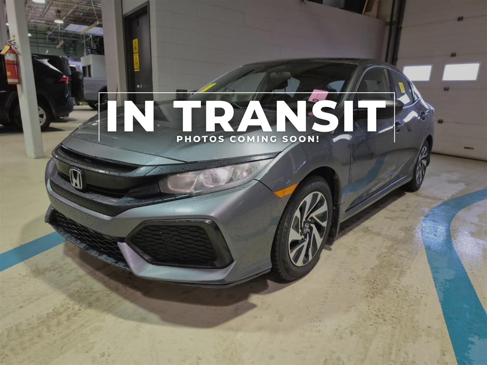 Gray 2017 Honda Civic Hatchback Hatchback Front-Wheel Drive Automatic