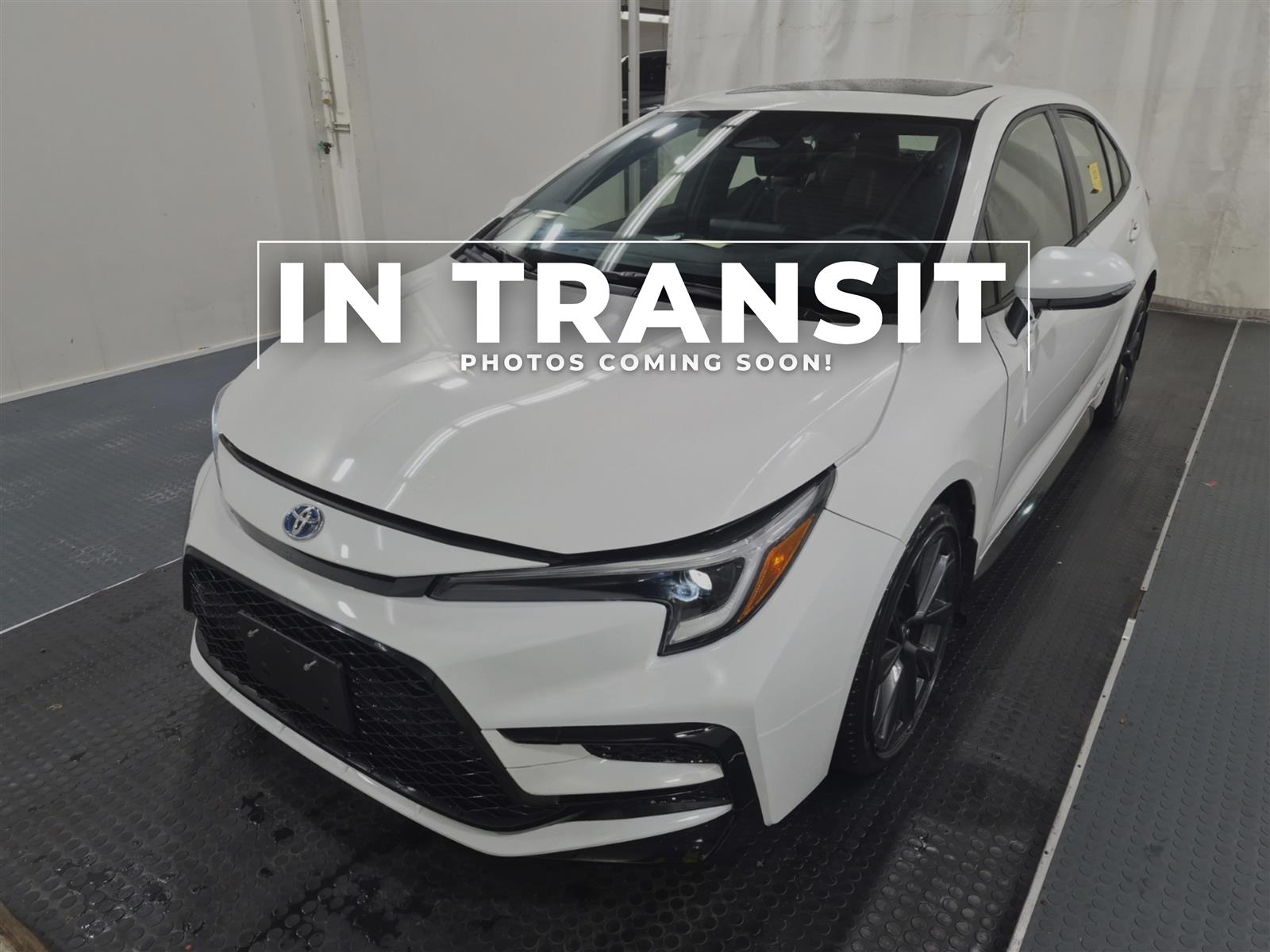 White 2025 Toyota Corolla Hybrid Sedan All-Wheel Drive Automatic