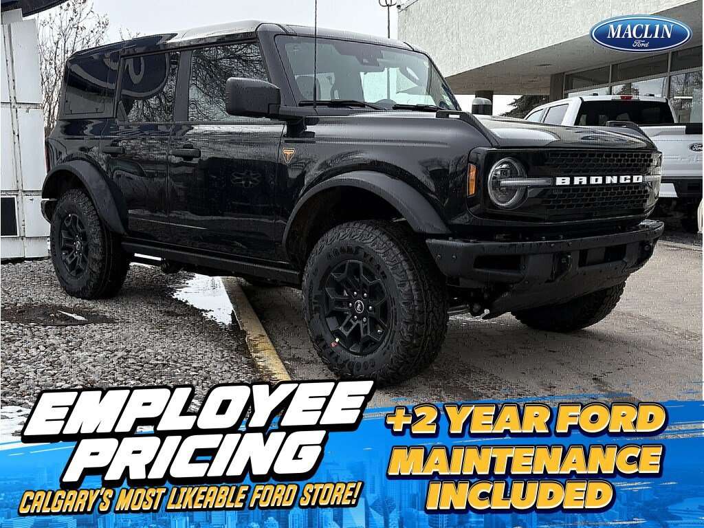 2026 Ford Bronco Badlands | 332A: BLACK APPEARANCE PACKAGE | HARD T - Main View