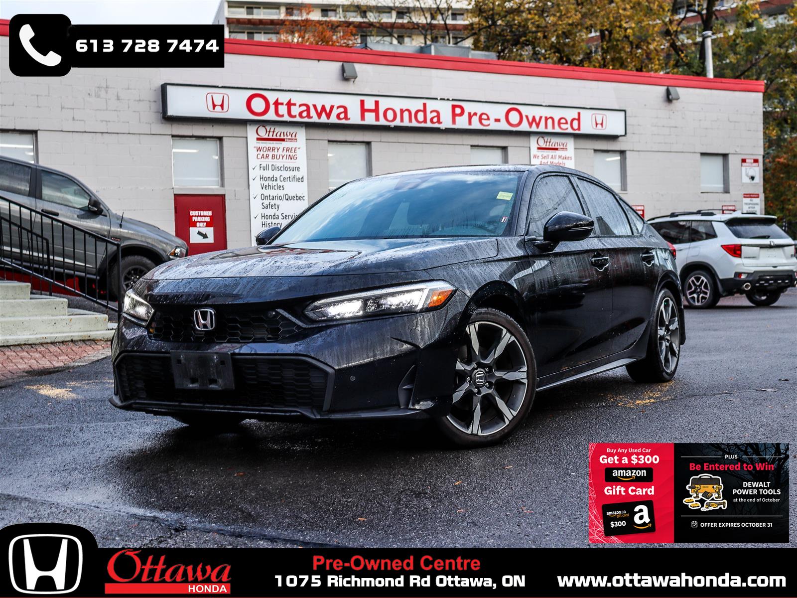 2025 Honda Civic Hybrid Sport TOURING HYBRID LEATHER NAVI - Main View