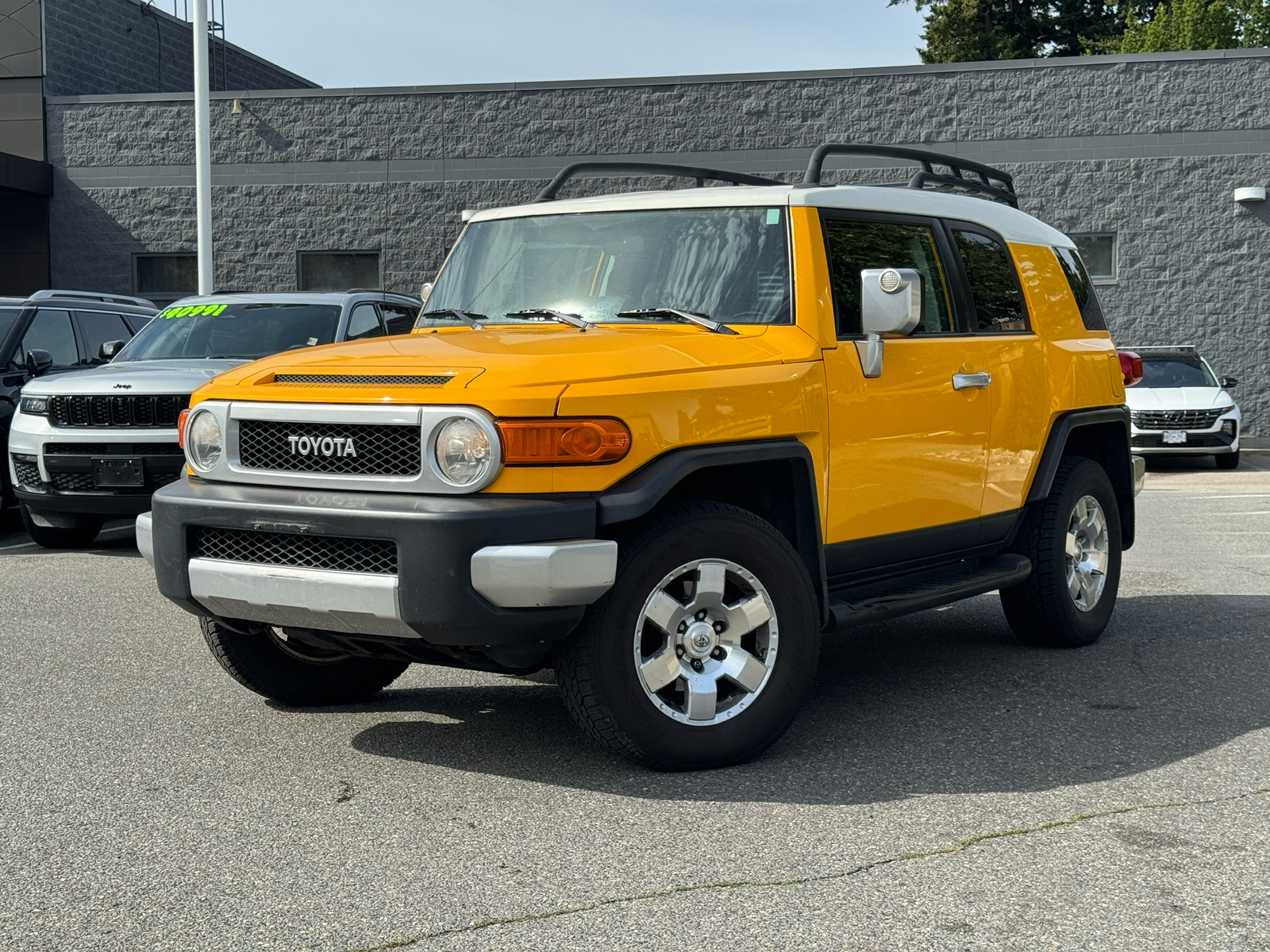 Yellow 2007 Toyota FJ Cruiser SUV / Crossover Four-Wheel Drive 5-Speed Automatic