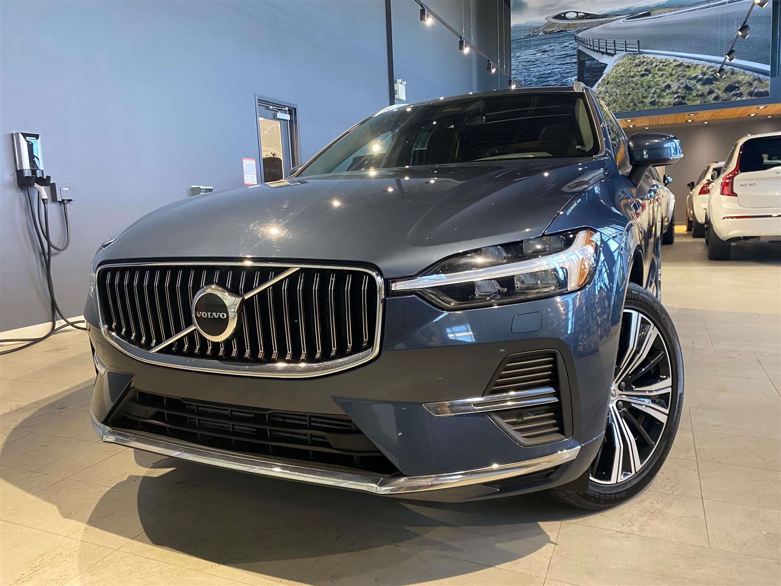 Denim Blue 2022 Volvo XC60 SUV / Crossover All-Wheel Drive Automatic