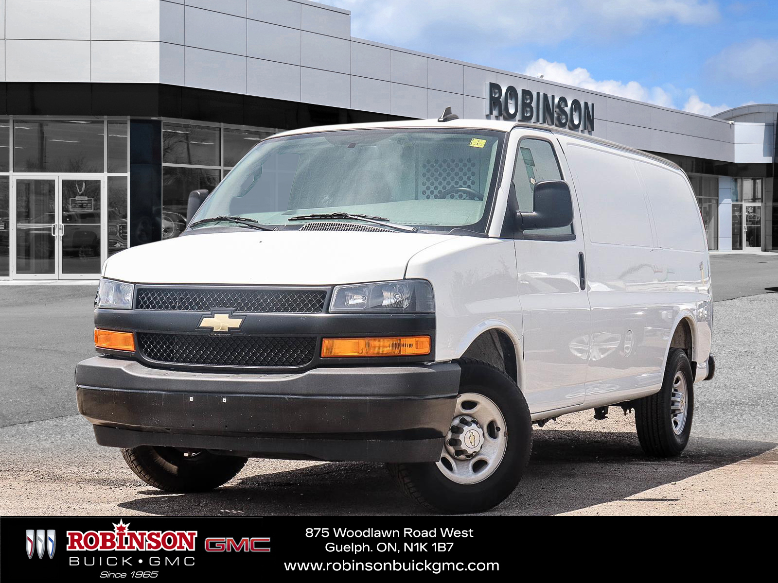 White 2025 Chevrolet Express Cargo 2500 RWD Van Rear-Wheel Drive Automatic