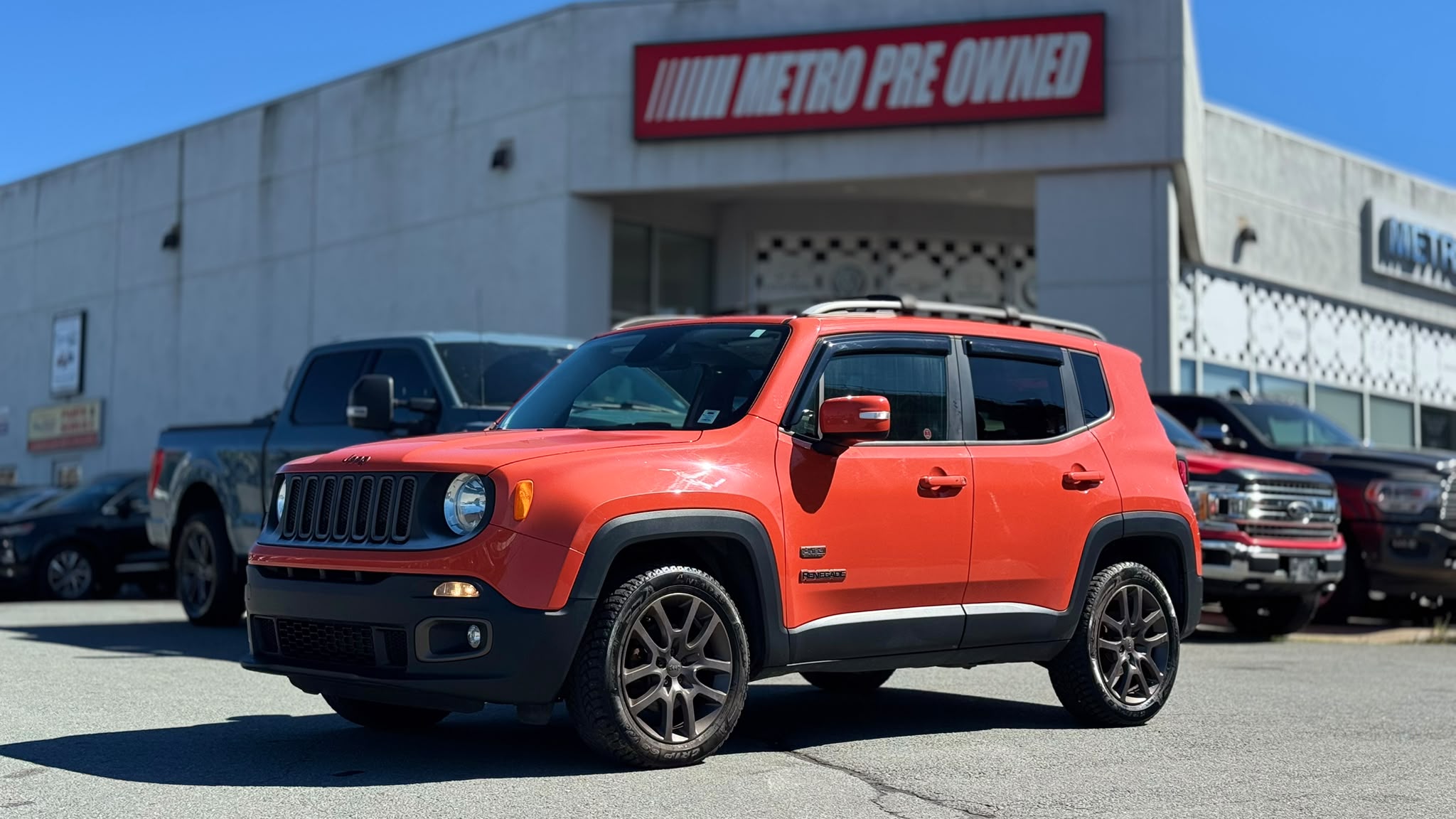 Orange 2016 Jeep Renegade SUV / Crossover Four-Wheel Drive Automatic