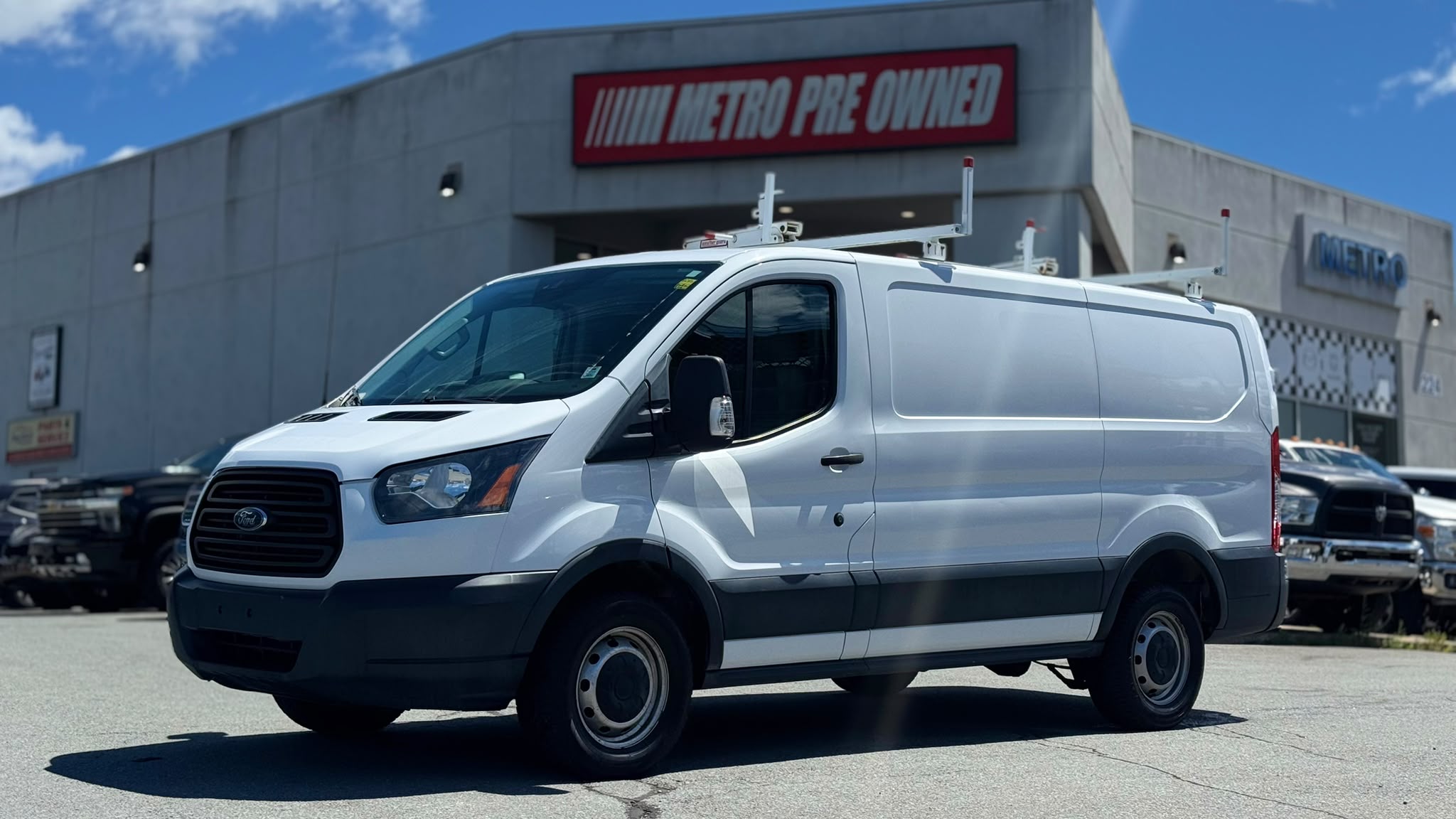 White 2019 Ford Transit Cargo Van Rear-Wheel Drive Automatic