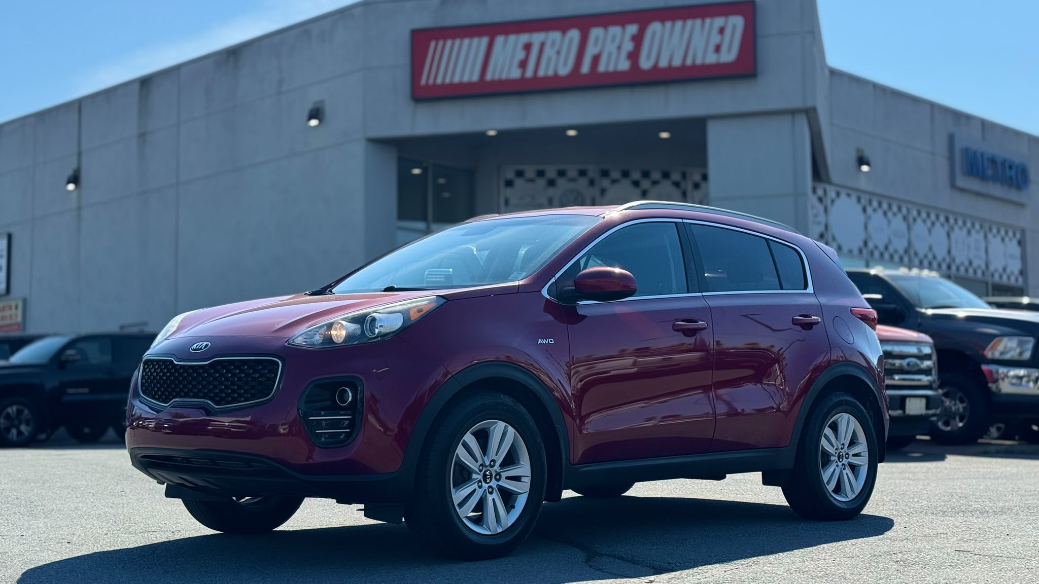 Red 2017 Kia Sportage LX AWD SUV / Crossover All-Wheel Drive Automatic