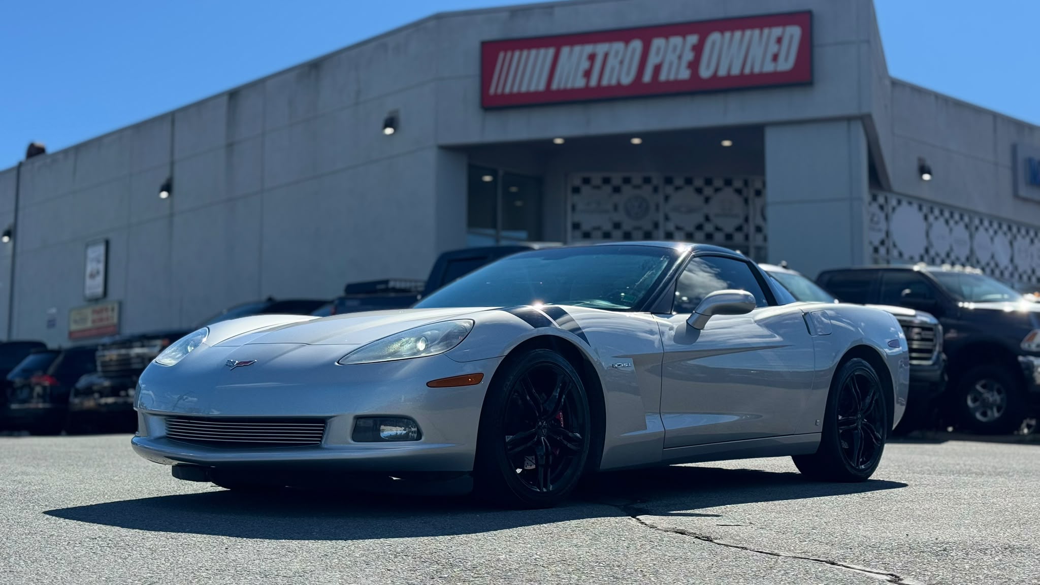 Silver 2006 Chevrolet Corvette Coupe Rear-Wheel Drive Automatic
