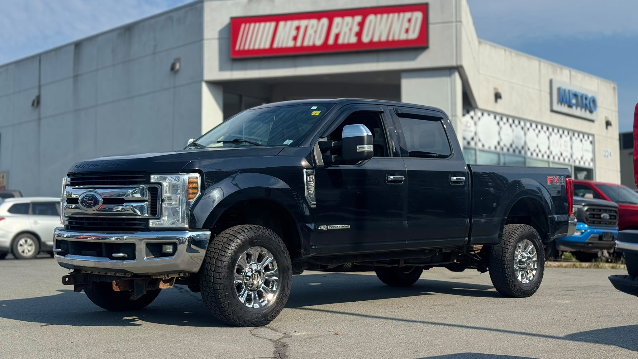 Black 2019 Ford F-350 Super Duty Pickup Truck Four-Wheel Drive Automatic