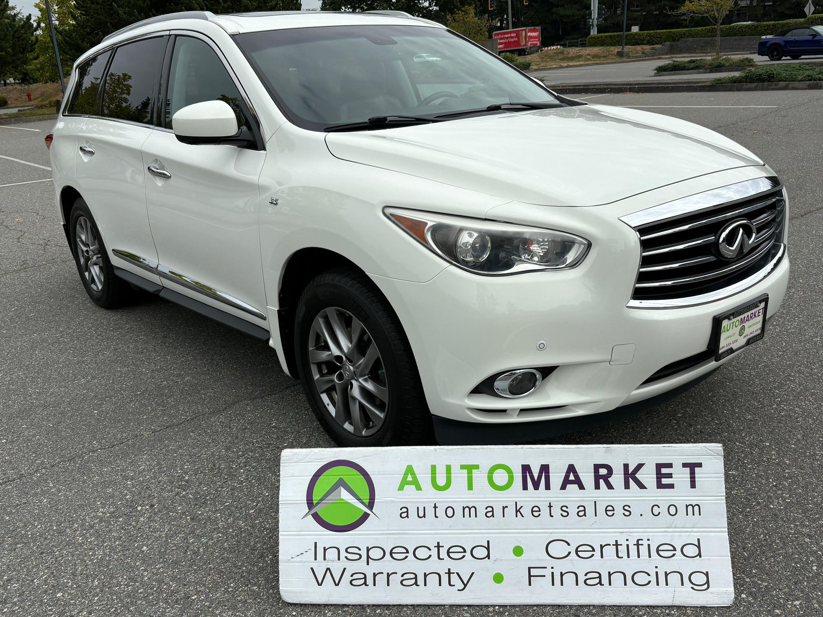 White 2014 INFINITI QX60 SUV / Crossover All-Wheel Drive Automatic