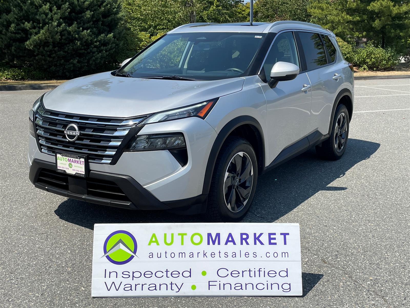 Silver 2025 Nissan Rogue SUV / Crossover All-Wheel Drive Automatic
