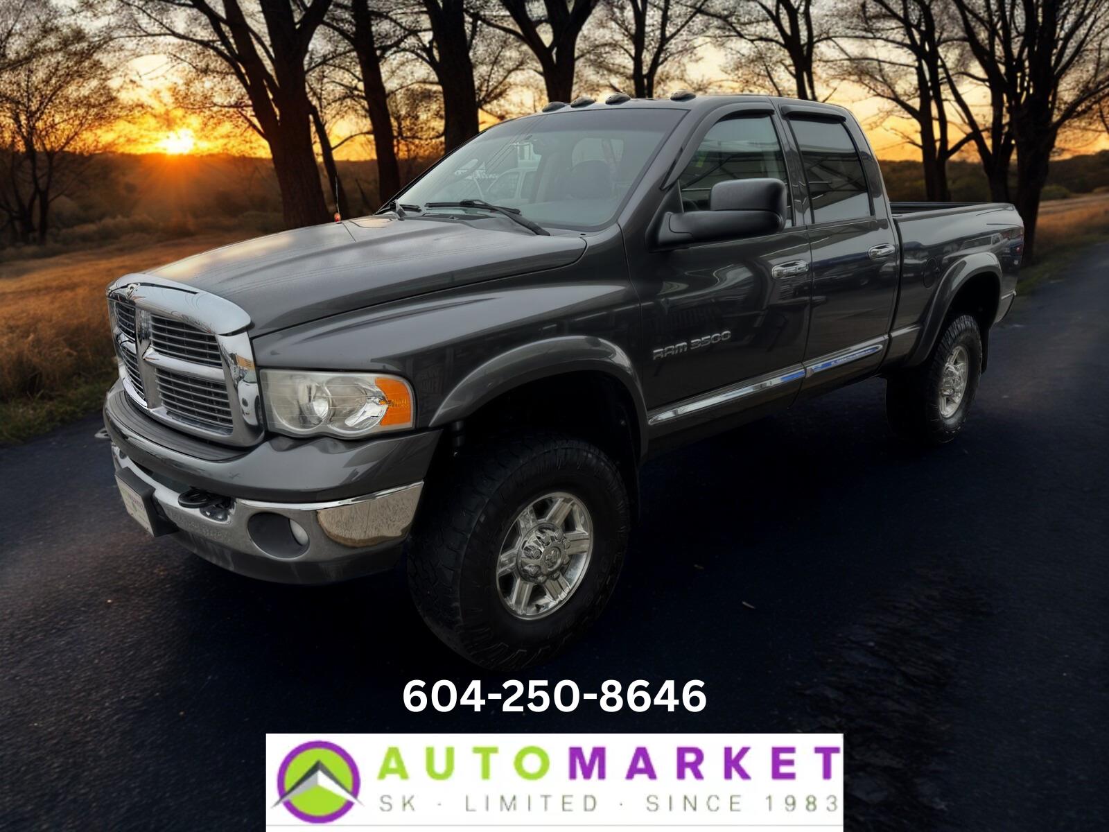 Gray 2004 Dodge RAM 3500 Pickup Truck Automatic