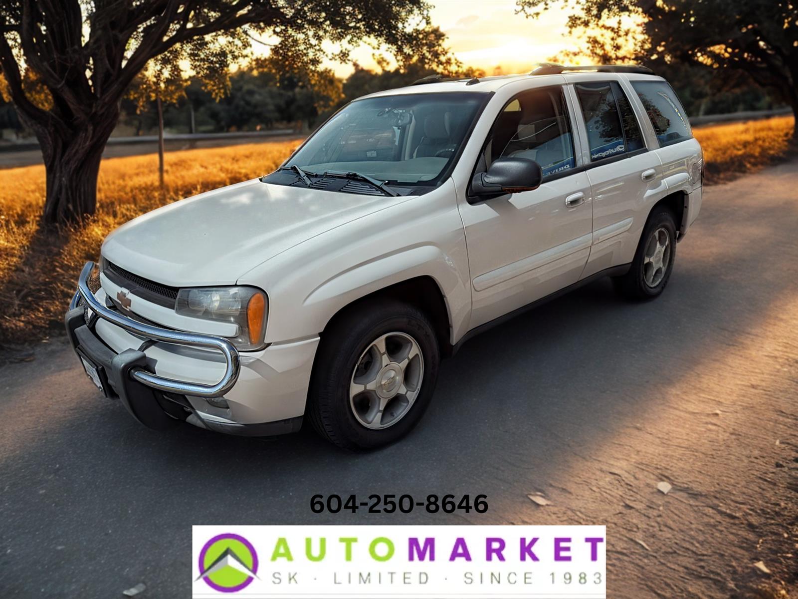 White 2005 Chevrolet Trailblazer SUV / Crossover Four-Wheel Drive Automatic