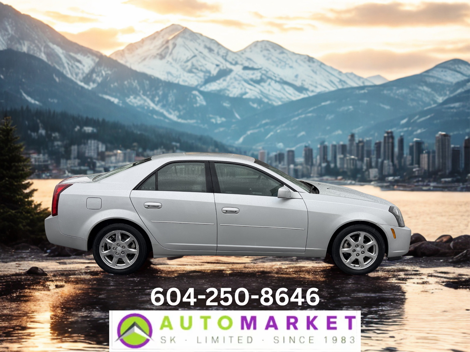 Gray 2003 Cadillac CTS Sedan Rear-Wheel Drive Automatic