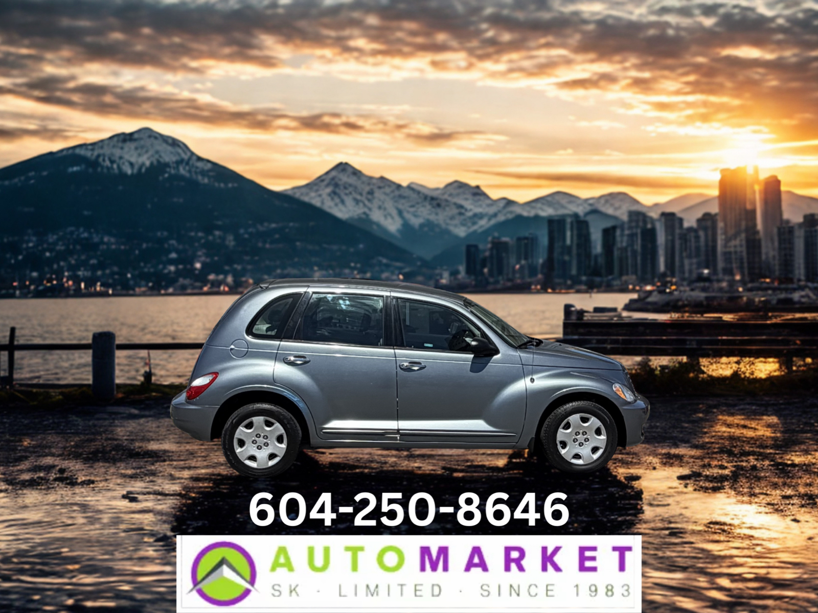 Blue 2009 Chrysler PT Cruiser Wagon Front-Wheel Drive Automatic