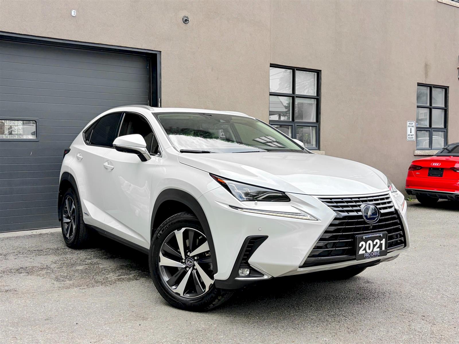 White 2021 Lexus NX Hybrid 300h Luxury AWD SUV / Crossover All-Wheel Drive Automatic