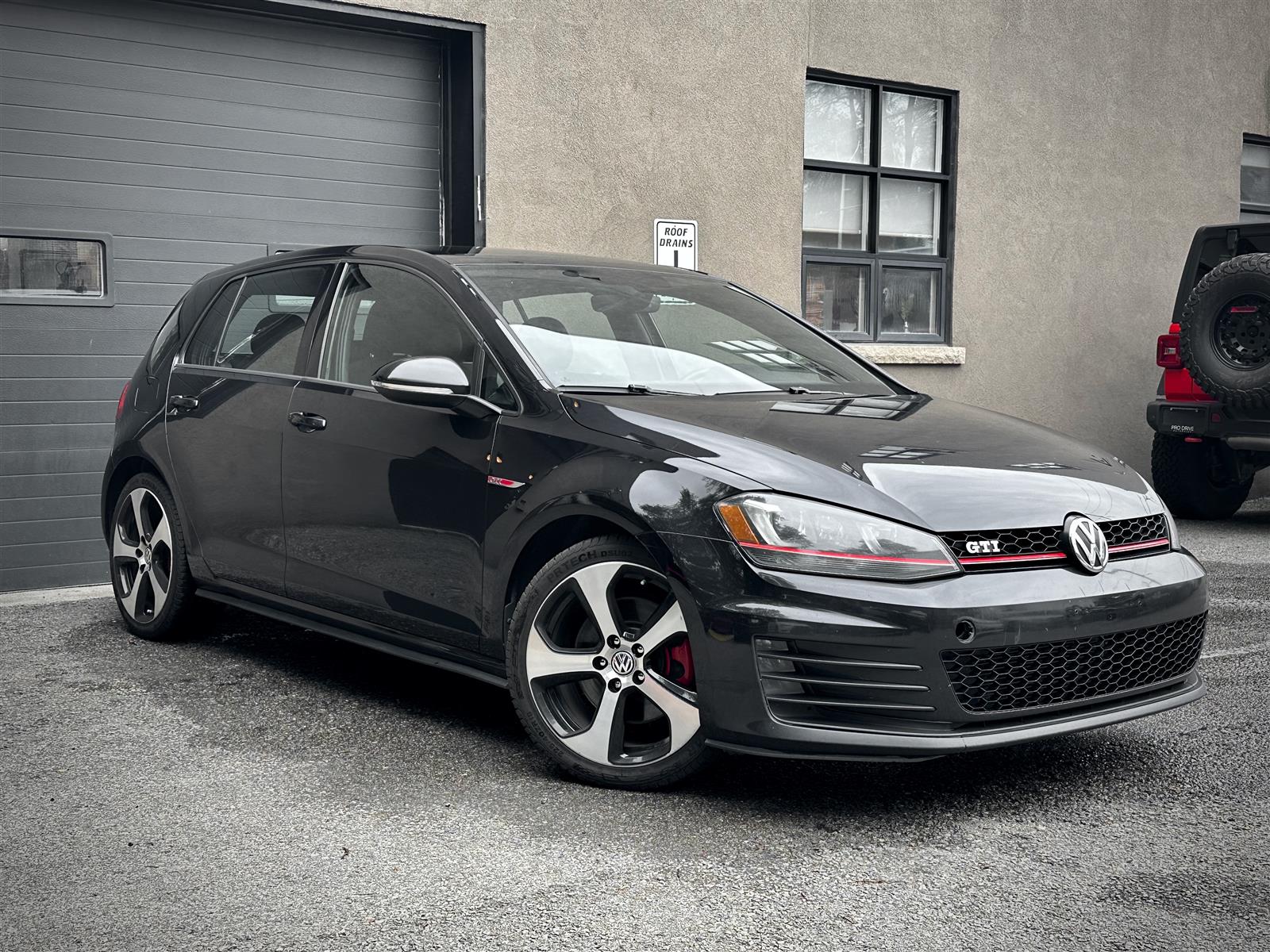 Black 2017 Volkswagen Golf GTI Hatchback Front-Wheel Drive Manual