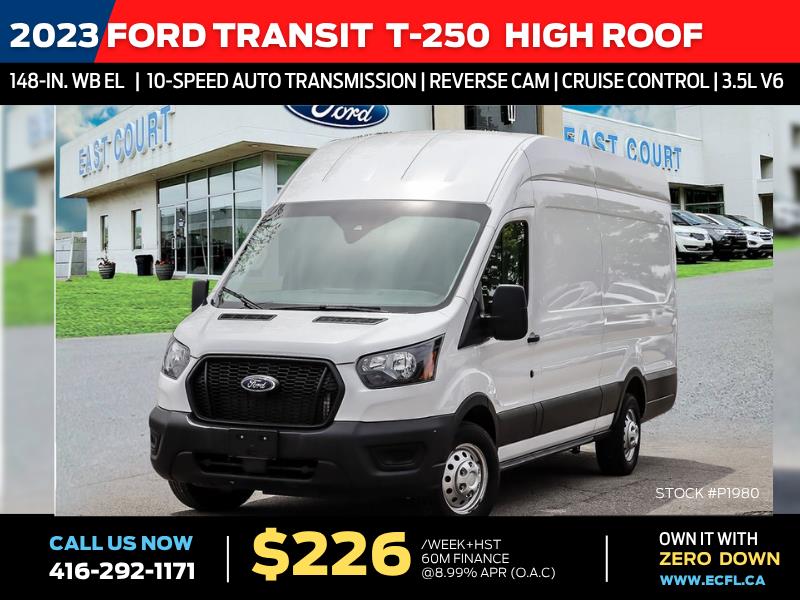 2023 Ford Transit 250 Van High Roof w/Sliding Pass. 148-in. WB EL - Main View