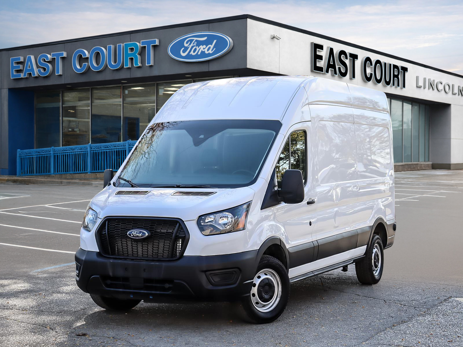 White 2025 Ford Transit Cargo Van Rear-Wheel Drive Automatic