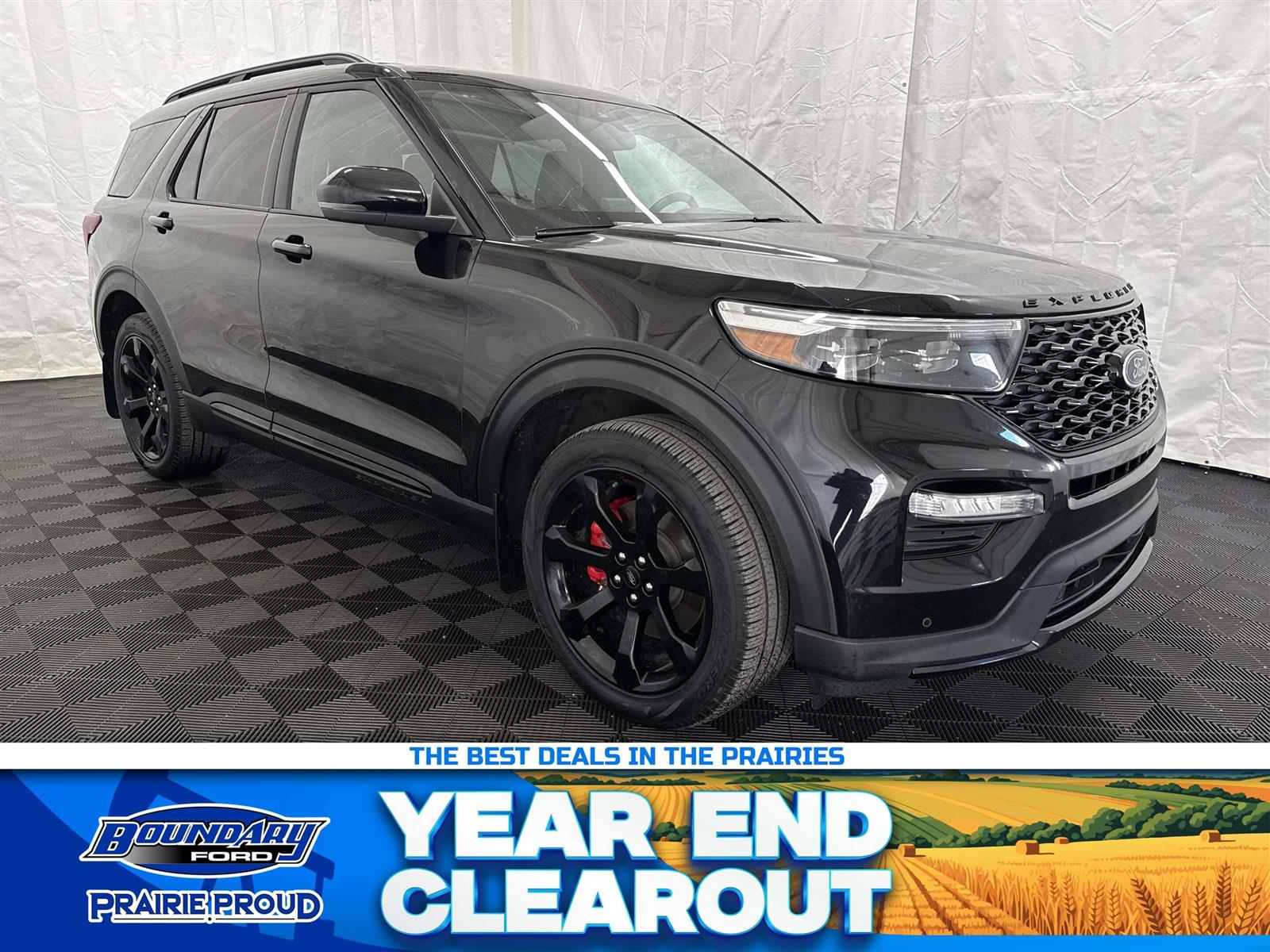 2023 Ford Explorer ST HIGH PKG | HTD/CLD EBONY LEATHER | TWIN ROOF - Main View