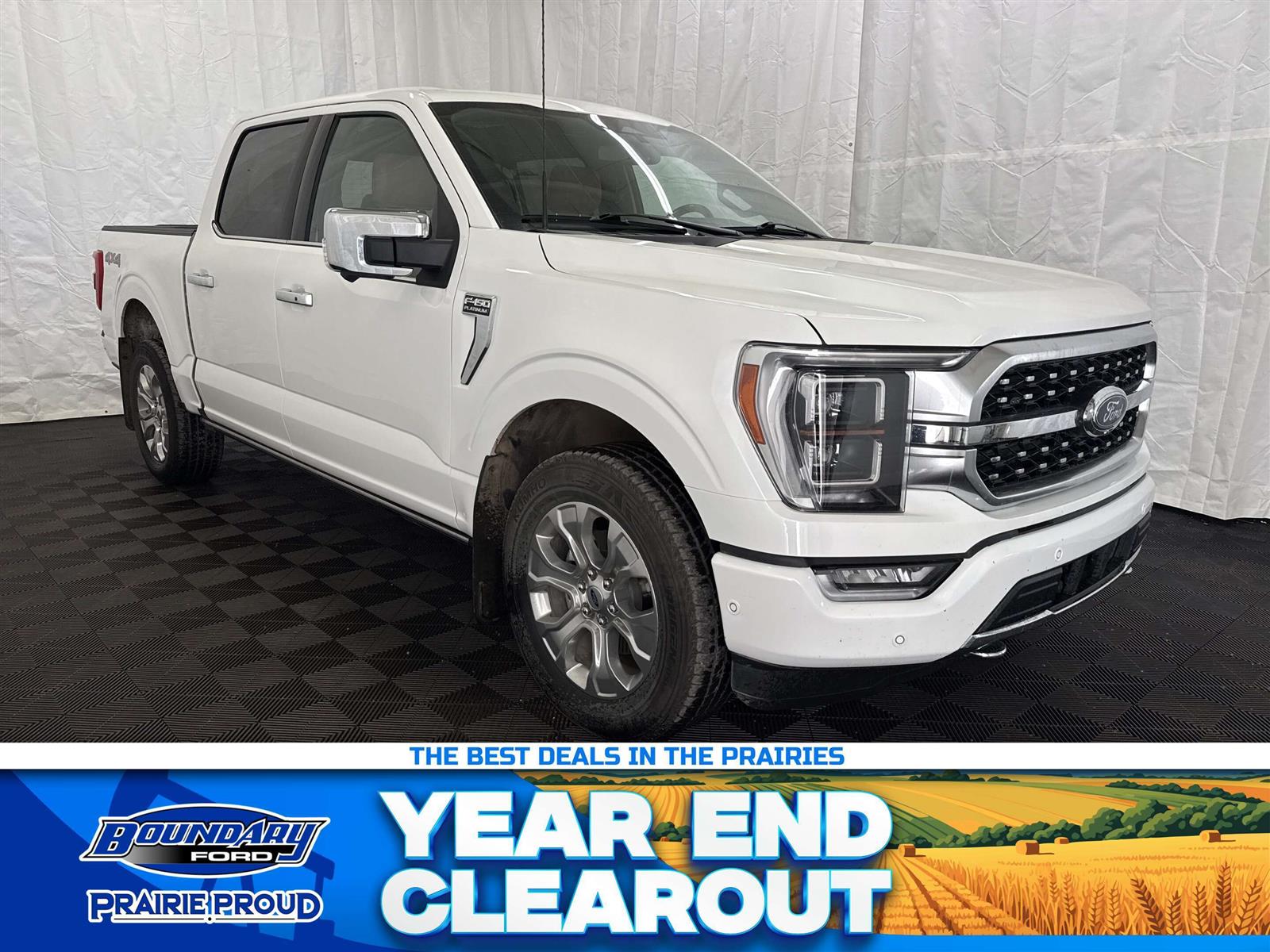 2023 Ford F-150 PLATINUM | HTD/CLD CARMELO LEATHER | WORK SURFACE - Main View