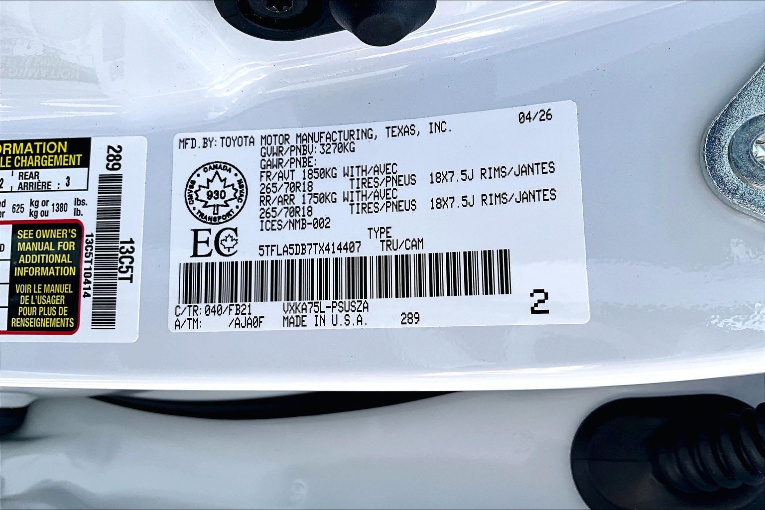 2026 Toyota Tundra 4X4 Tundra CrewMax SR - Thumbnail 12