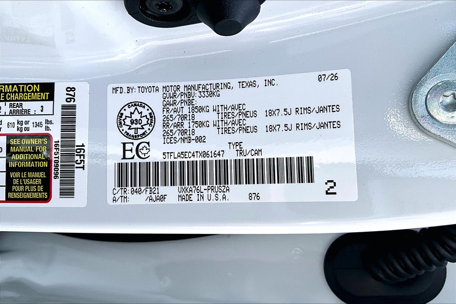 2026 Toyota Tundra 4X4 Tundra CrewMax SR5 L - Thumbnail 13