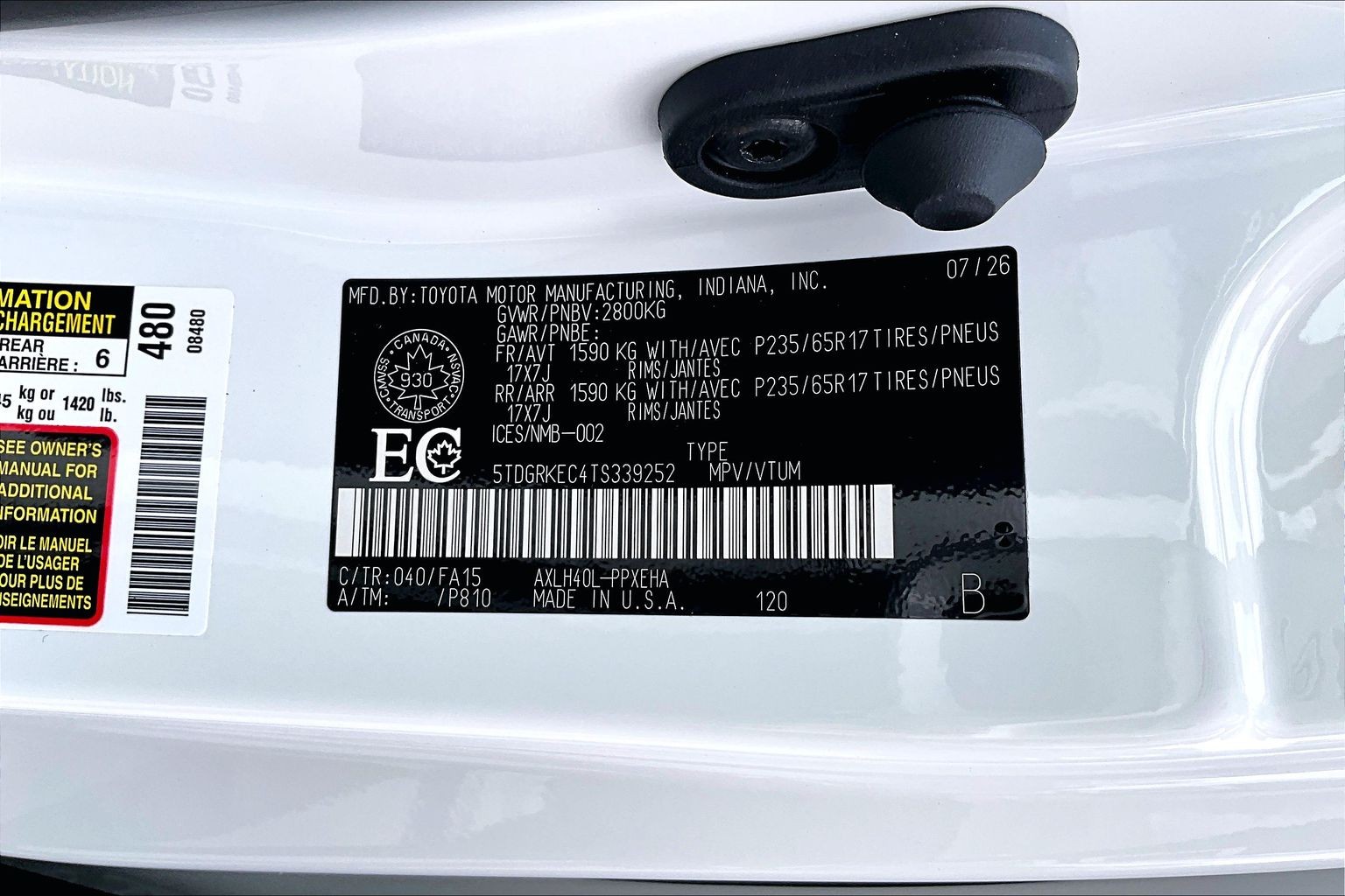 2026 Toyota Sienna Hybrid Sienna LE 8-Pass - Thumbnail 12
