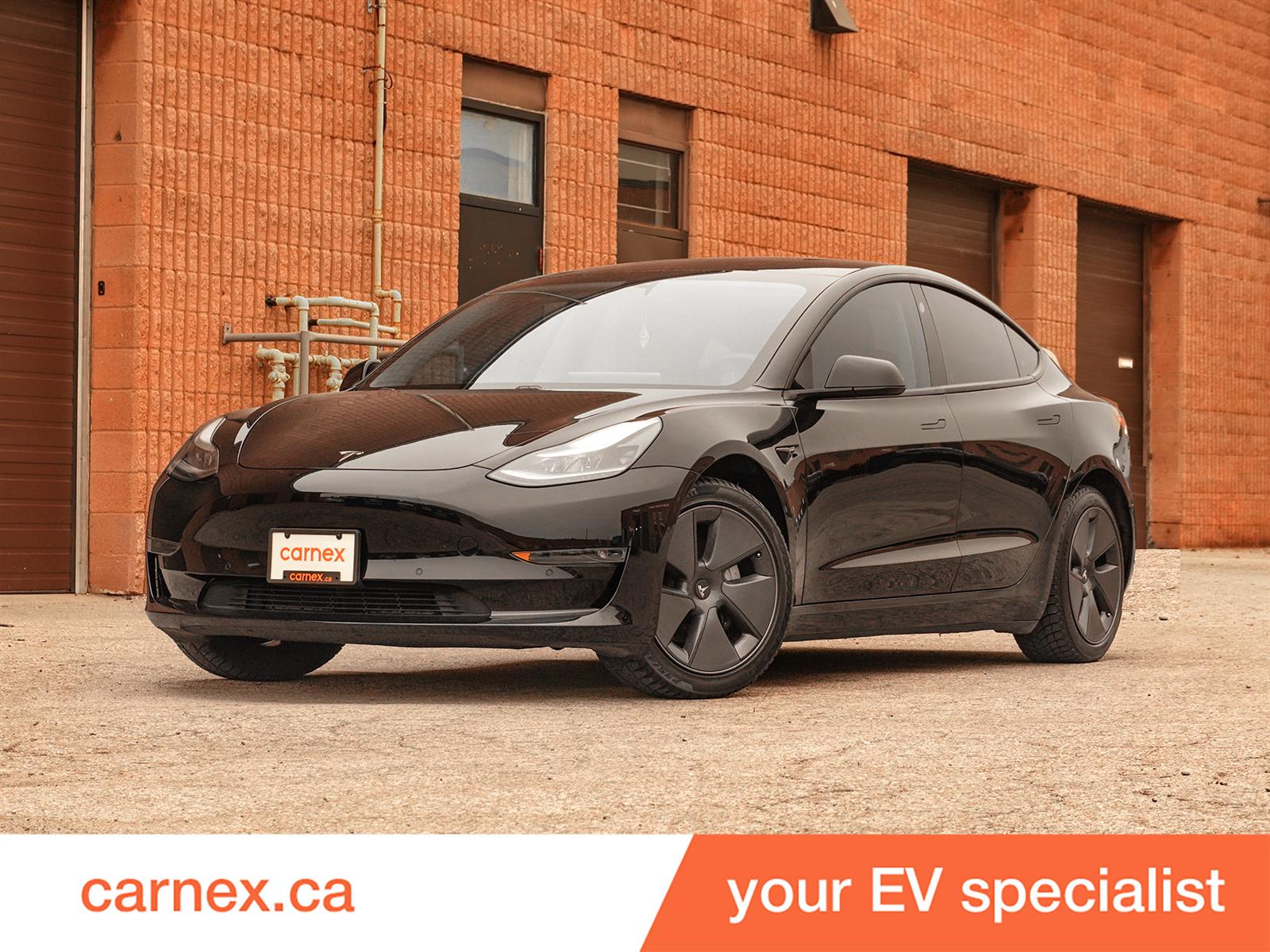 Black 2021 Tesla Model 3 Sedan Rear-Wheel Drive Automatic